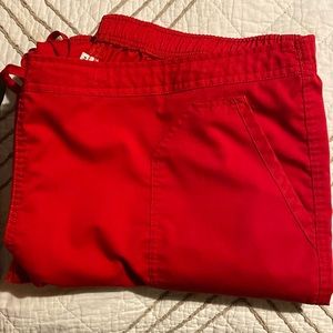 Bundle of 3 Cherokee Workwear Scrub Bottoms Size 2XL petite in good condition.